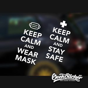 WEAR MASK Decal Sticker