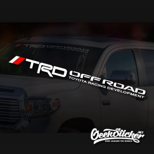 TRD Windshield Decal