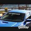 Neck Breaker Windshield Decal Sticker