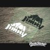 Jimny cubist rhino sticker decal -5