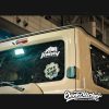 Jimny cubist rhino sticker decal -1