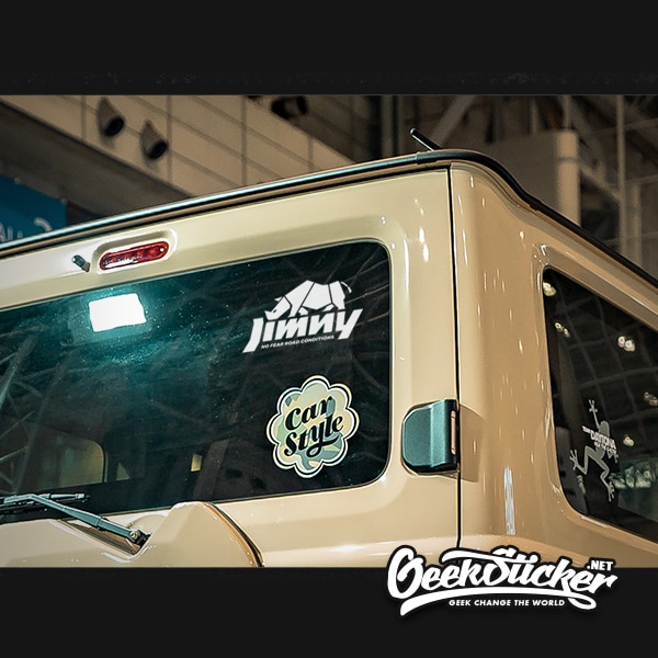 Jimny cubist rhino sticker decal -1