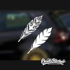2type Feather Stickers Universal