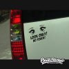 Look Only! No touch! JDM Wave Tuner Car Vinyl Drift Decal Sticker