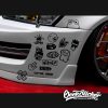 22PCS JDM Decal Stickers