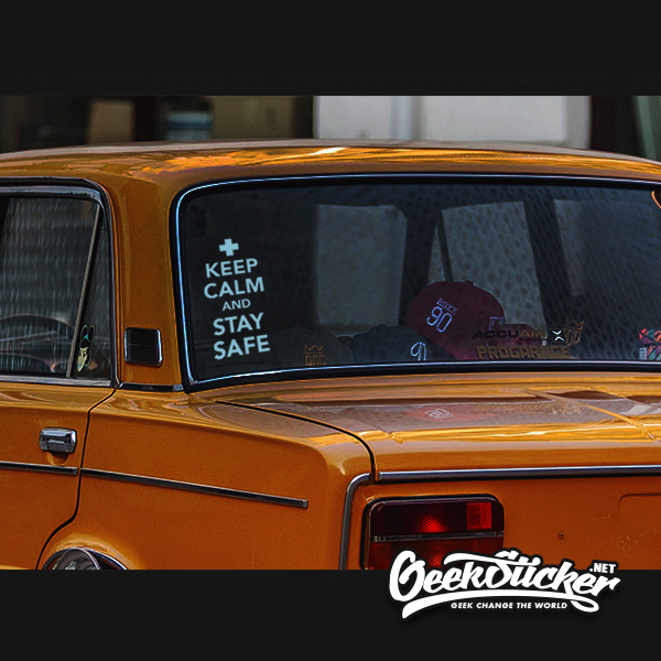 WEAR MASK Decal Sticker