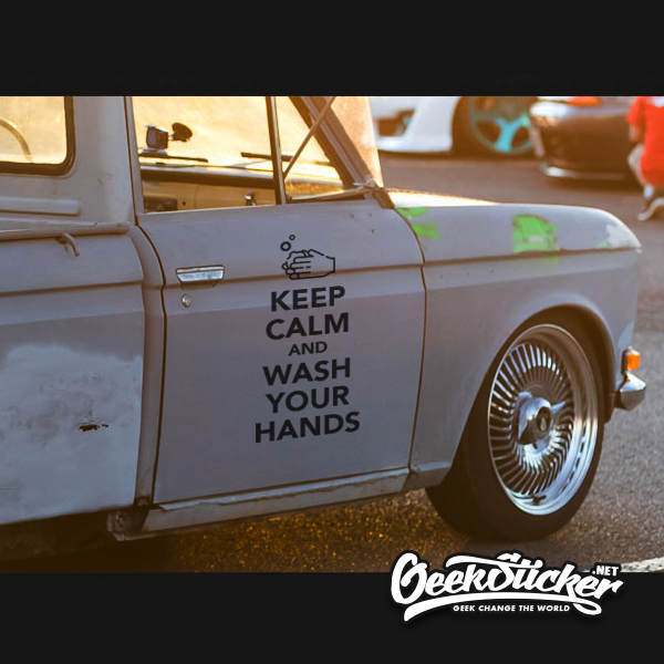 Wash Your Hands Decal Sticker