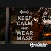 WEAR MASK Decal Sticker