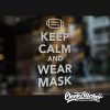 WEAR MASK Decal Sticker