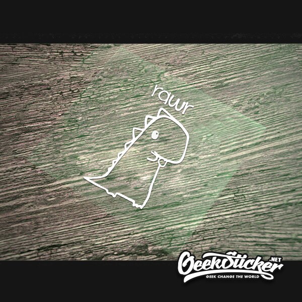 cute dinosaur decal-2