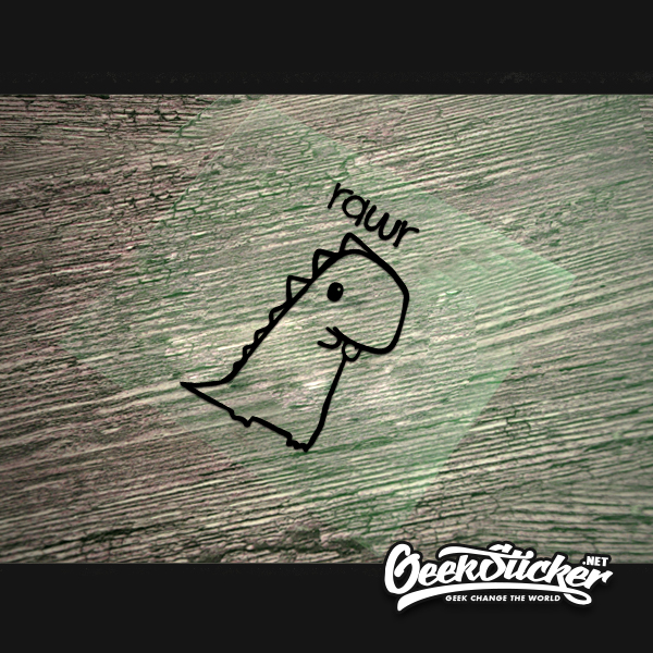 cute dinosaur decal-3