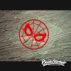 round spiderman sticker-3