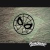 round spiderman sticker-4