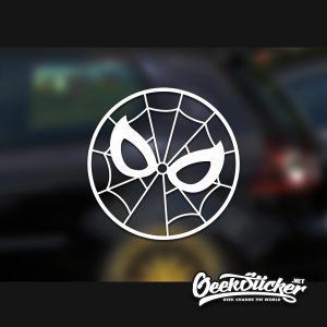 round spiderman sticker-1