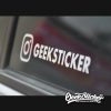 Custom Instagram Decal for Car