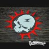 Motorcycle Skull Stickers Vehicle Decals