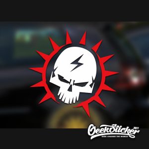 Motorcycle Skull Stickers Vehicle Decals
