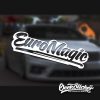 Euro magic Windshield Stickers Decal