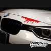 2pcs Blood Car Stickers