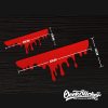 2pcs Blood Car Stickers