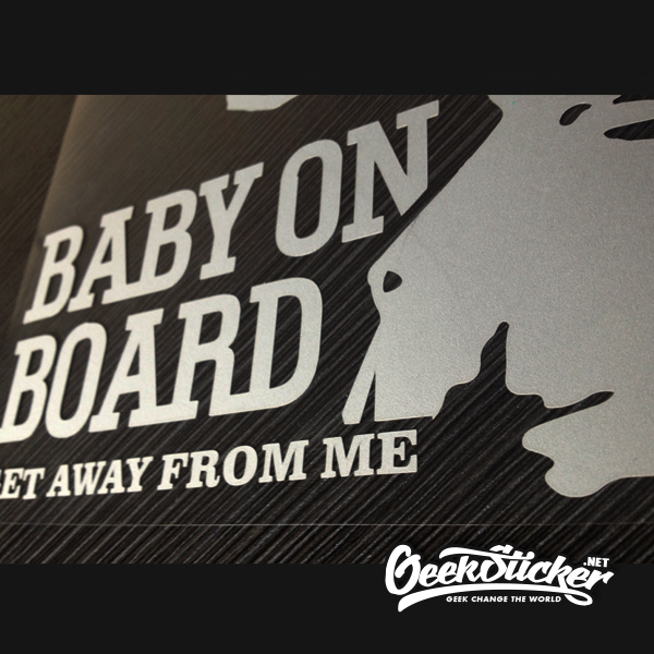 Hangover Baby On Board Sticker