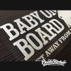 Hangover Baby On Board Sticker