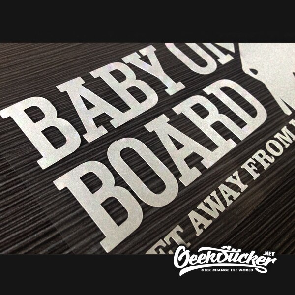 Hangover Baby On Board Sticker