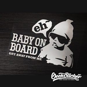 Hangover Baby On Board Sticker