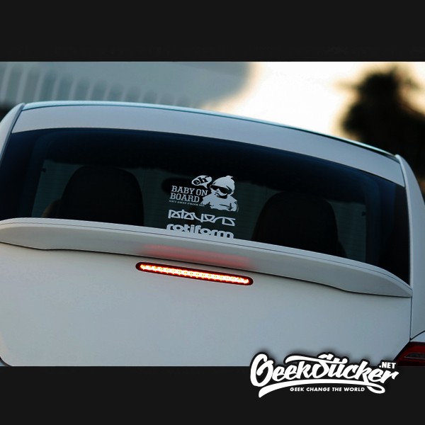 Hangover Baby On Board Sticker