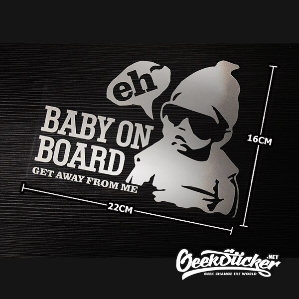 Hangover Baby On Board Sticker