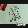 Fuxk off Universal Warning Decal