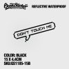 Don't touch me car decals sticker