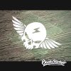 Lightning bolt skull Universal Sticker