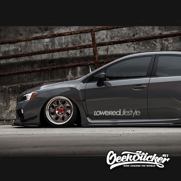 Loweredlifestyle Car Window Windshield Decal Sticker