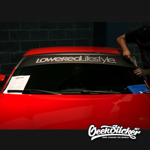 Loweredlifestyle Car Window Windshield Decal Sticker