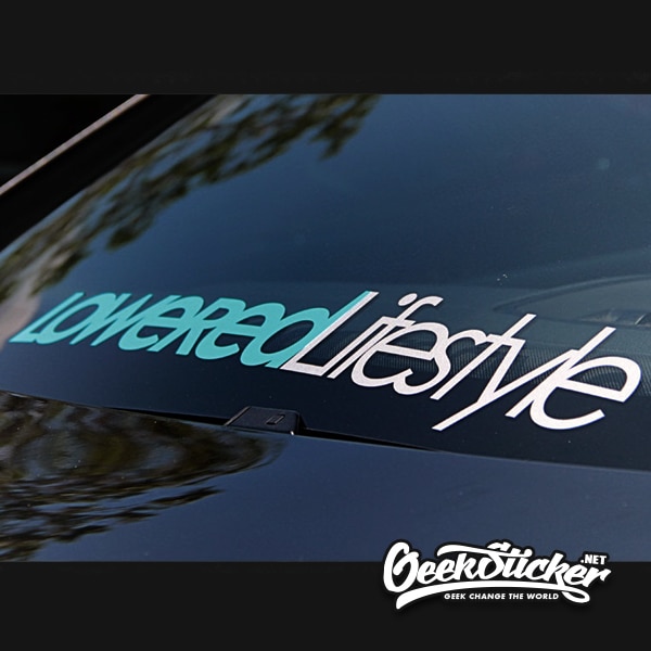Loweredlifestyle Car Window Windshield Decal Sticker