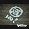 No drinking JDM Style Warning Stickers