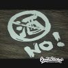 No drinking JDM Style Warning Stickers