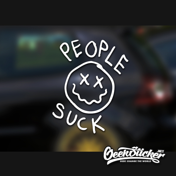 People Suck Bumper Sticker