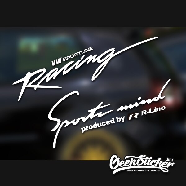 Racing Volkswagen Stickers