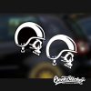 Skull Knight Decal Motorcycle Sticker