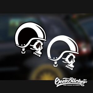 Skull Knight Decal Motorcycle Sticker
