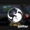 Tai Chi cat Ying Yang Decal -1