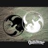 Tai Chi cat Ying Yang Decal -4
