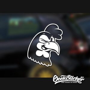 Vintage Cartoon Rooster Sticker Vehicle Decals