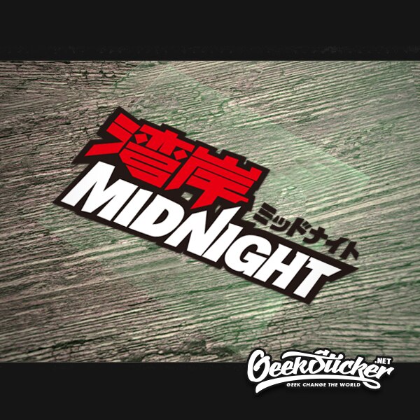 Wangan Midnight JDM Vehicle Decals Sticker