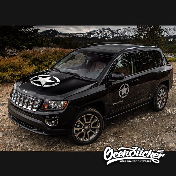 Five-Pointed JEEP Star decal-5