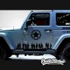 Five-Pointed JEEP Star decal-4