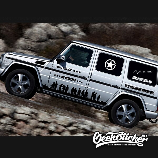 Five-Pointed JEEP Star decal-1