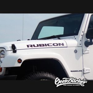 Rubicon Hood Decal Stickers